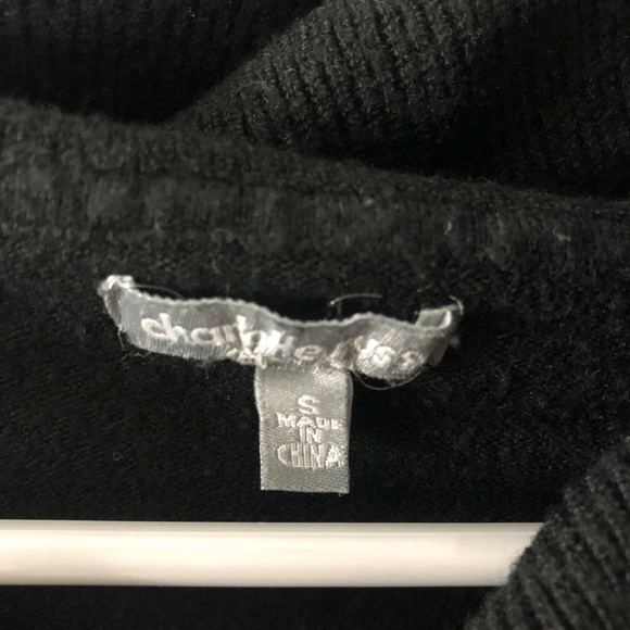 Cozy neck Black sweater - Picture 3 of 3